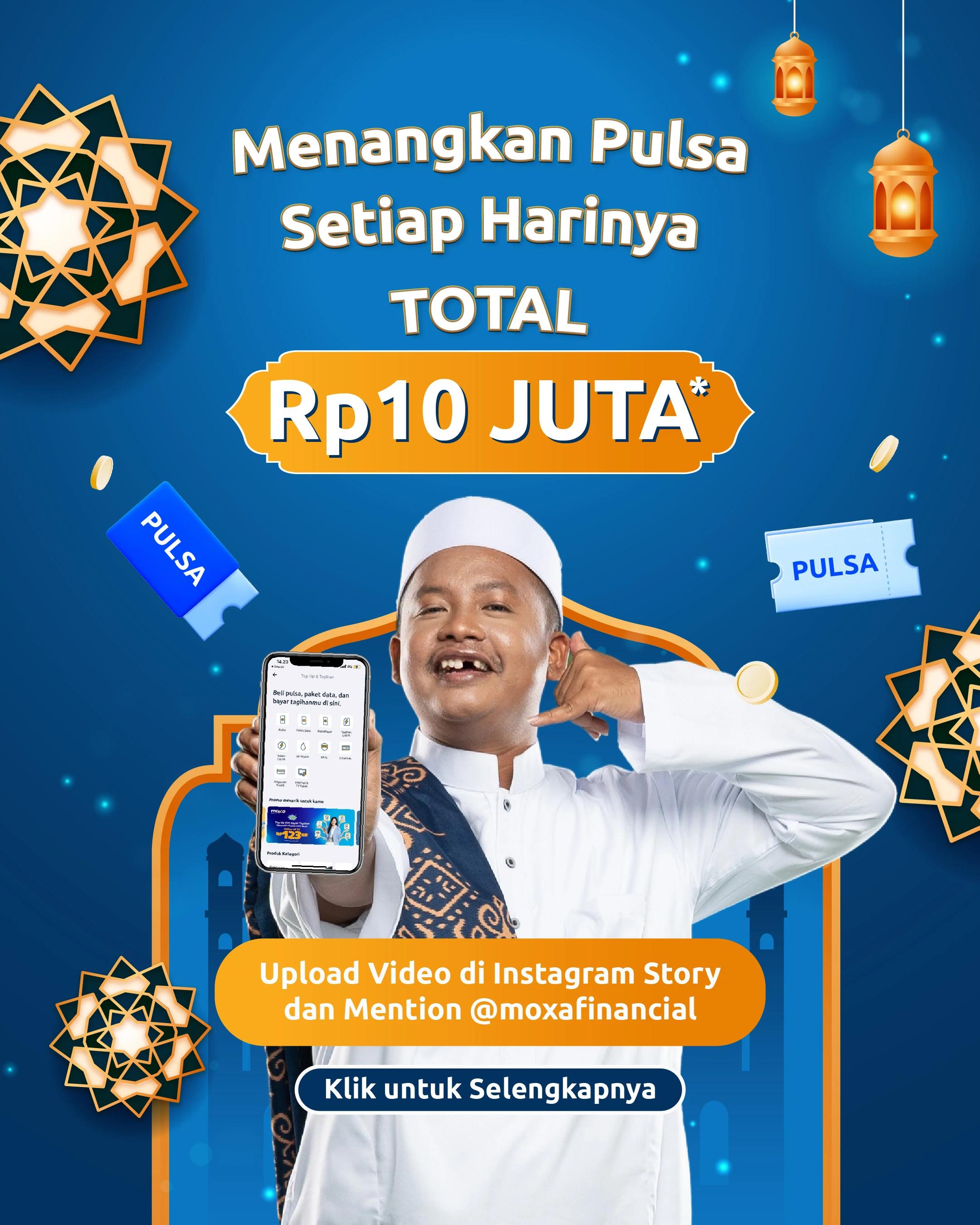 Menangkan Pulsa Total Rp10 JUTA